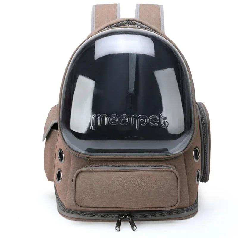 Pet Cat Backpack Astronaut Transparent Carrying Bag For Cat Puppy Breathable Kitten Outdoor Bags Space Capsule Cats Package