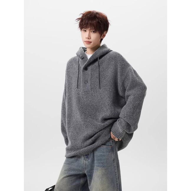 

Trendy Heavyweight Red Arctic Fleece Hooded Pullover for Men & Women - Soft, Cozy, Loose Sweater for Autumn/Winter. 2XL сірий колір