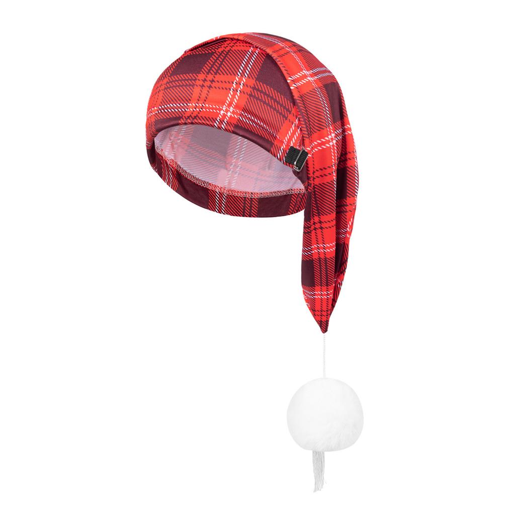 Festive Christmas Santa Hat with Pompoms for Holiday Parties Giving Kindness New Year Party Cosplay Accessories