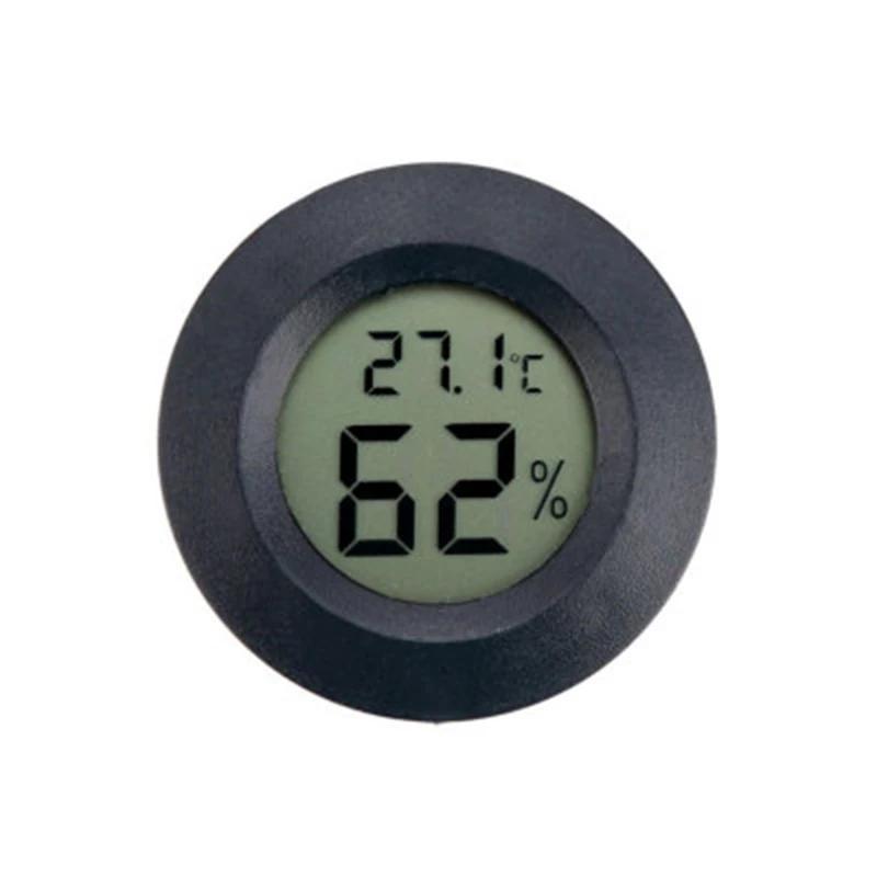 1pc Mini LCD Digital Thermometer & Hygrometer -50°C to +70°C Temperature & Humidity Meter for Fridge Freezer Testing