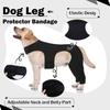 Adjustable Dog Leg Rehabilitation Suit Breathable Dog Knee Brace  Wound Protection