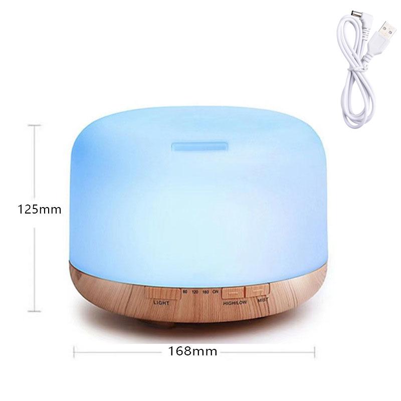 "MUJI Ultrasonic Humidifier: 500ml Aromatherapy, USB-Powered, High Fog Capacity Home Appliance"