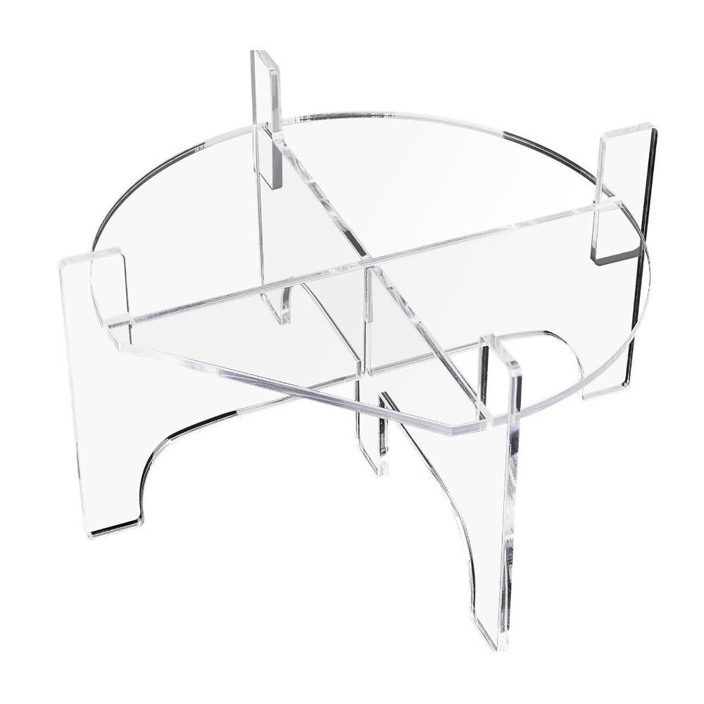 Acrylic Beverage Kettle Support Bracket Transparent Foods Organizer Stand  Kitchen