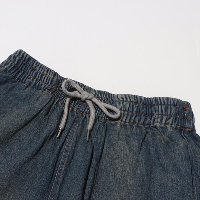 Set Due Pezzi Jeans Patchwork di Pizzo Trendy Estivo 2026 per Donna