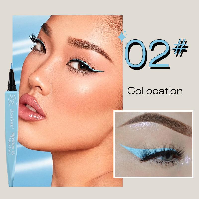 KRISTEN LEANNE Ultra -fine Pen Core Is Matte, Dry and Not Easy To Faint Color Eyeliner Pen