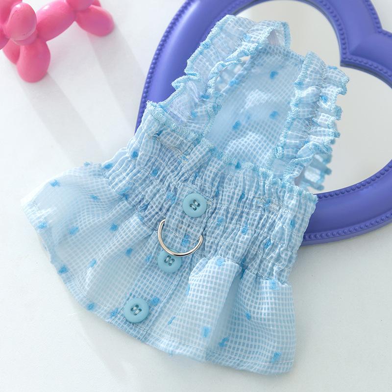 Pet Dress Cat Suspender Skirt Dog Clothes Summer Teddy Than Bear Universal Small Puppy Spring Summer Thin