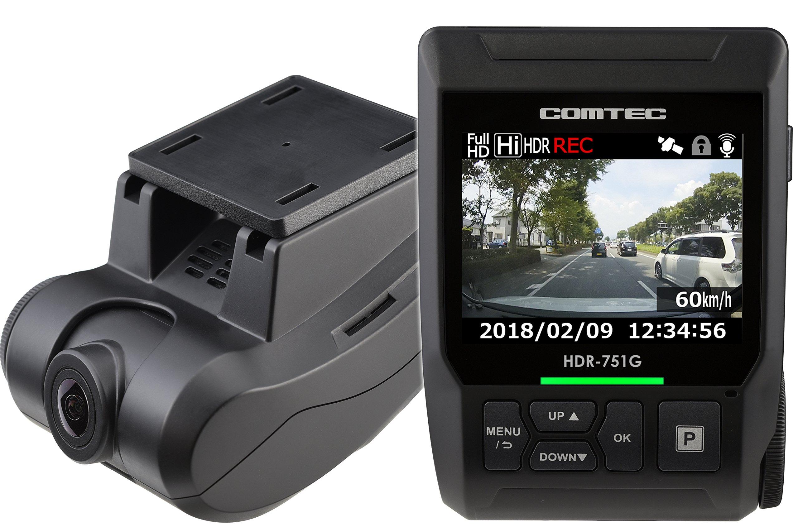 

COMTEC Drive 2 Полный шум Ночное изображение Светодиодный сигнал Специальный microSD Парковка Скорость Маршрут Радар-детектор Сделано в Японии HDR-751GP Регистратор,