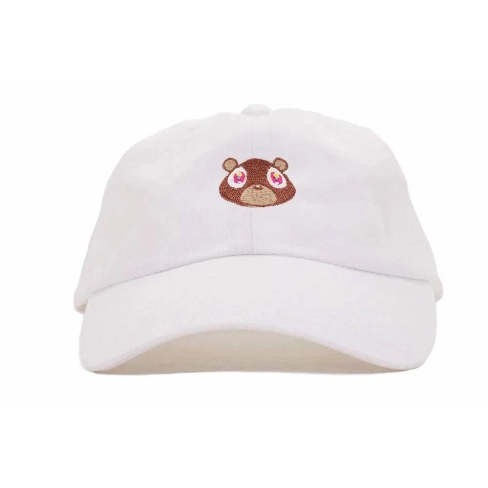 Kanye West Ye Bear Dad Hat Cartoon Little Bear Embroidery Baseball Cap Snapback Unisex Summer Outdoor Leisure Caps