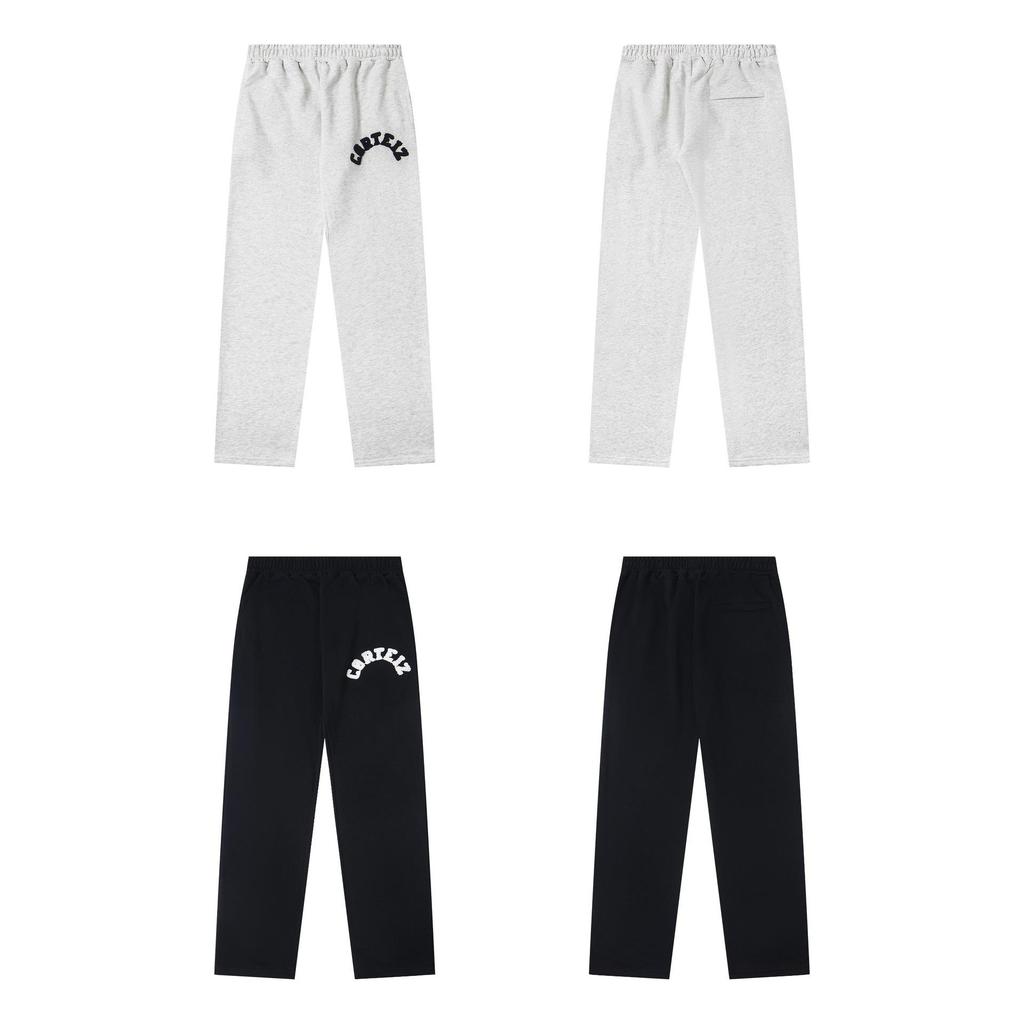 Corteiz Vibe Men's British Hip-Hop Embroidered Zip-Up Hoodie & Jacket Trendy Sports Set