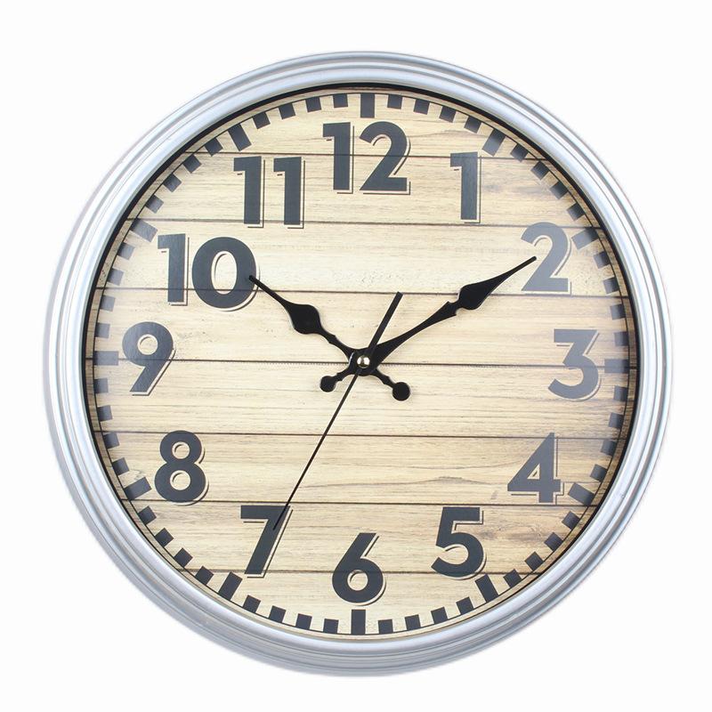 Retro Living Room Silent Wall Clock Antique Swing Nostalgic Clock Fashion Creative Wall Watch Quartz Clock