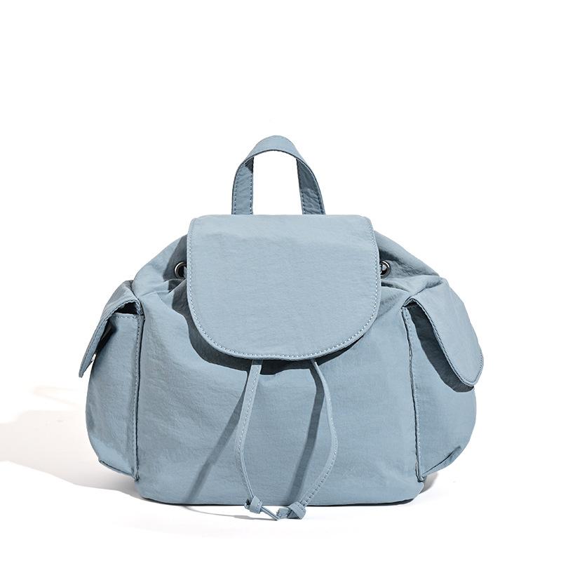 Рюкзак Trend Nylon для женщин Senior Sense Light Travel Leisure Niche Design Fashion Backpack для женщин синий