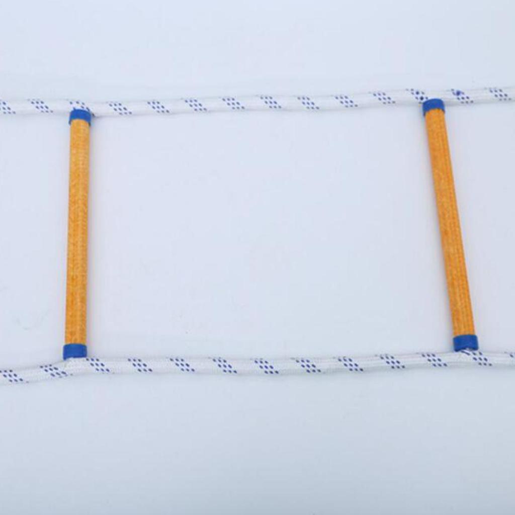 Ladder Soft Rope Reusable Kids Adults Fast to Flame Resistant for Outdoor Engineering Residential