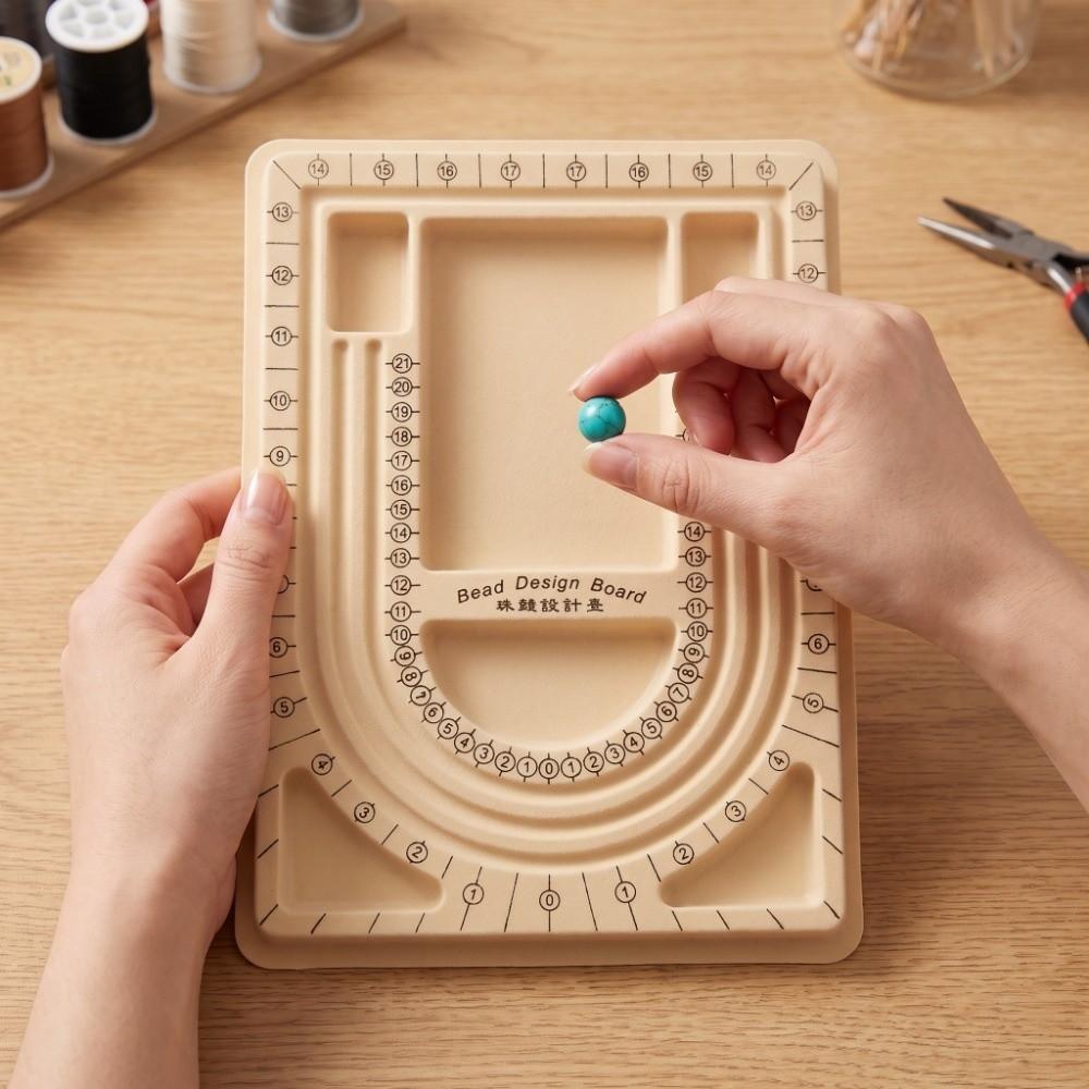 Handmade Bracelet Necklace Tray Scale Board Making Hand String Display Board  For DIY