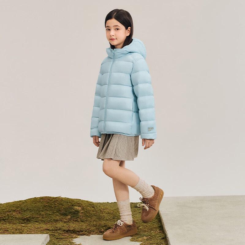 Gaofeng Kids' 6.0 Black Gold Hooded Goose Down Jacket