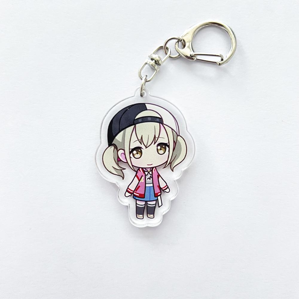 Anime PJSK Project Sekai Colorful Stage Character SD Cosplay Keychain Bag Pendant Acrylic Keyrings Key Chain Ornament Decoration