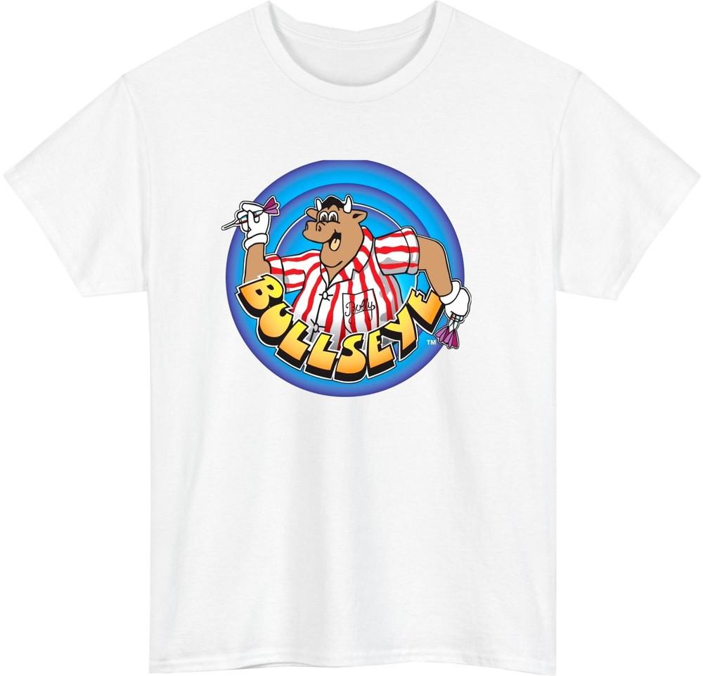 Bersaglio di toro cartoon bersaglio di toro maglietta bersaglio da freccette retrò mascotte regalo vintage maglietta top