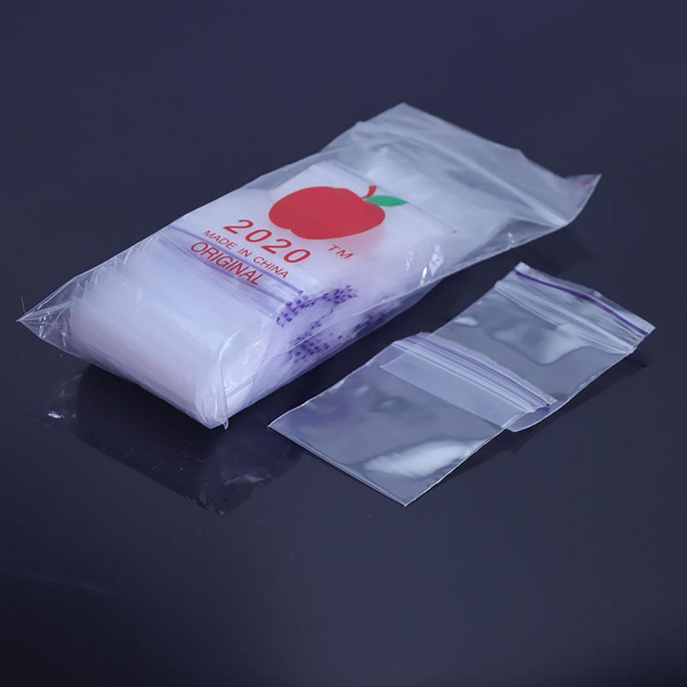 

Thickened 10 Silk Purple Line Plastic Sealing Bag 3 Models and Sizes Are Available, 100 Only Contain Deodorant and Moisture-Proo