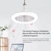 50W Modern Ceiling Fanlight ABS PP Decorative Ceiling Fanlight Ceiling Fan Light for Home Offices Bedroom
