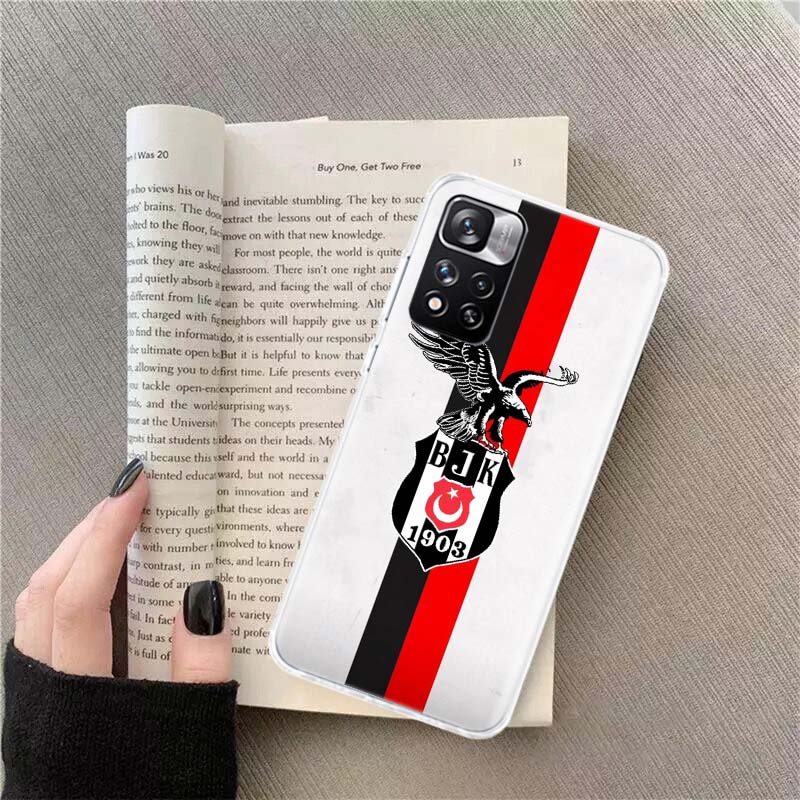 Fashion Besiktas BJK Phone Case For Xiaomi Poco F7 14 Ultra Mi 9T 12T 11T 13 15 Pro 12 11i 12X 10T 11 10 9 8 Lite 5G A3 CC9E Cov