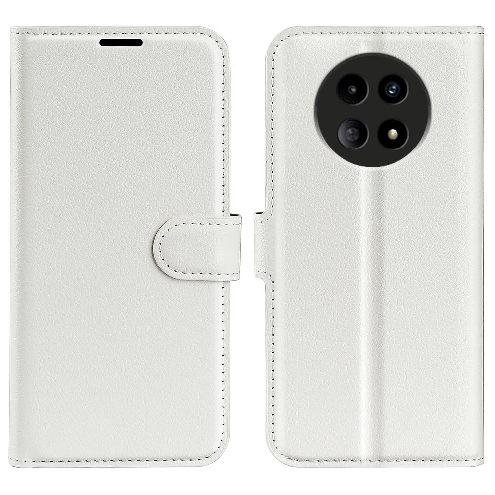 For Realme 12 5G Case Litchi Texture Wallet Cell Phone Cover with Magnetic Clasp