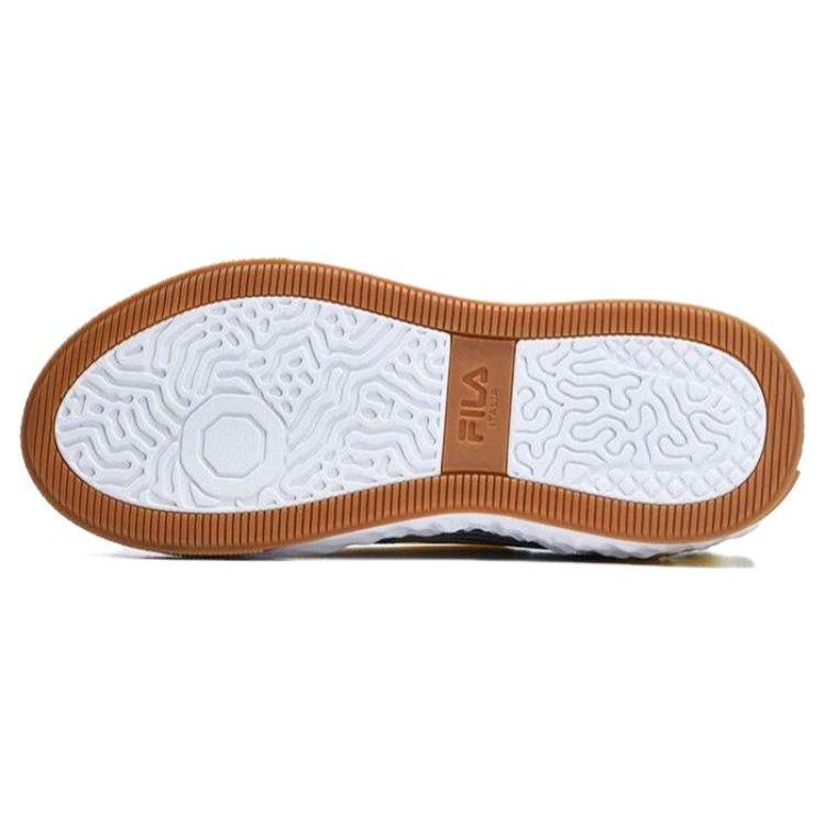 FILA Viva Fabric Non-Slip Shock Absorbing Low-Top Skate Shoes Men Sneakers White Blue F12M323201FBA