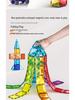 Stained Glass Magnetic Building Blocks Set - 100-Piece Educational Toy for Kids