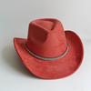 Cowboy Hat for Women and Men with Shapeable Wide Brim - Felt Cattleman Western Hats for Cowboys and Cowgirls Sombreros Vaqueros