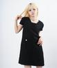 Starry Eyed Pearl Pocket Tweed Dress (Black)