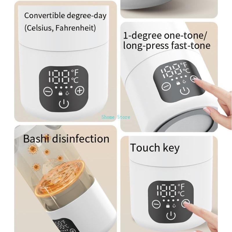 Portable Baby Milk Heating Cup Auto And Quick Warm Function M68E