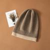 Autumn & Winter Unisex Double Color Cashmere Knit Hat with Ear Protection
