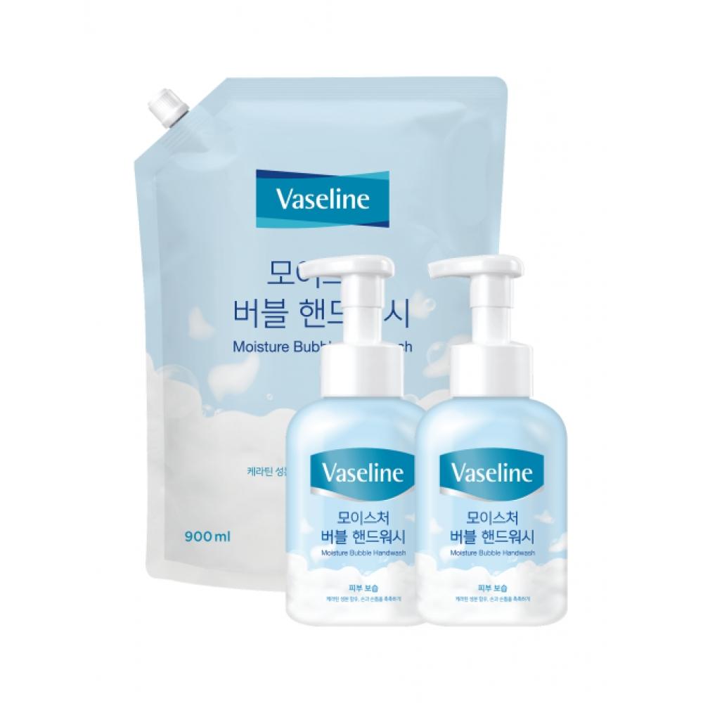 Aekyung Vaseline [large Capacity] Vaseline Moisture Hand Wash 500ml 2 + Refill 980ml Composition NONE