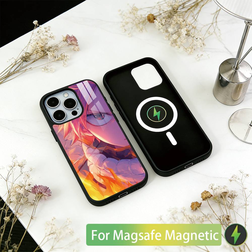 

Fairy Tail Natsu Dragneel Phone Case For iPhone17,16,15,14,13,12,11 Plus,Pro Magnetic For Magsafe Wireless Charging iPhone17