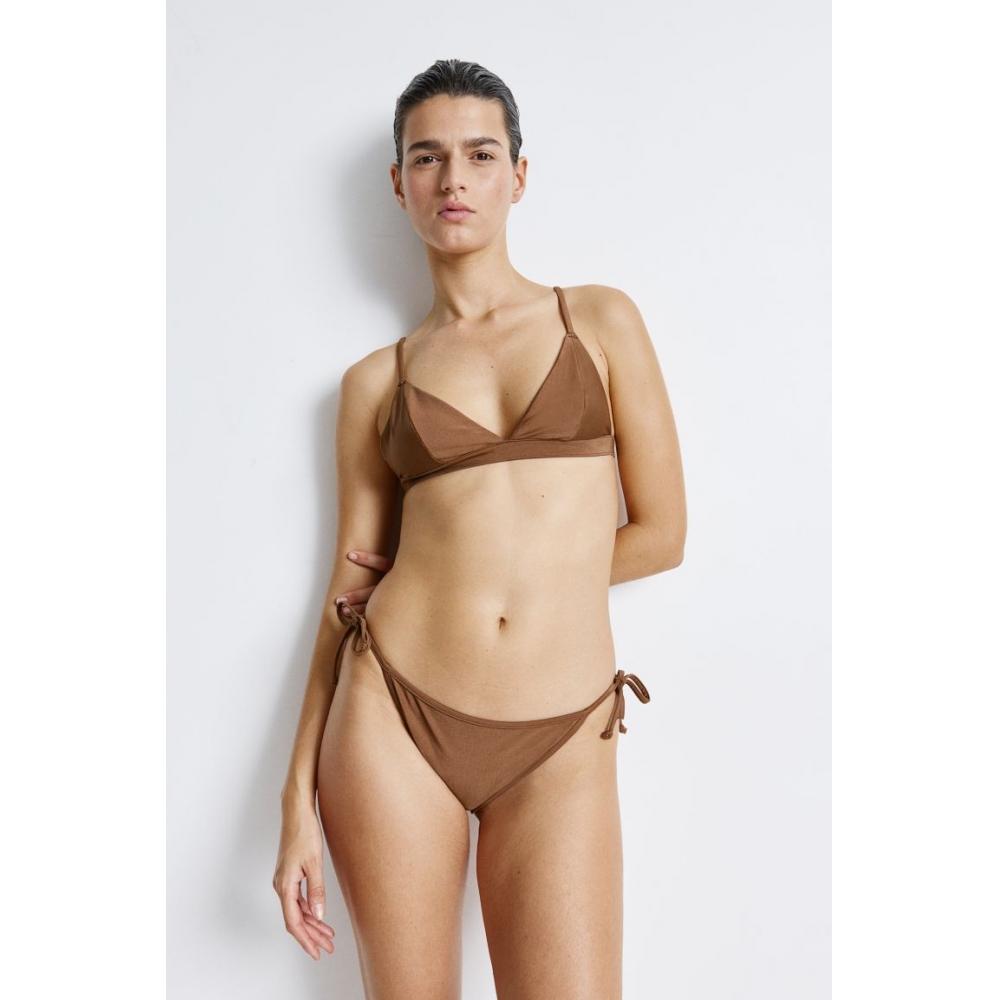 

Низ бикини с завязками HM, коричневый
