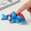 Decorative Dolphin Figurine 3D Printed Articulated Figurine, Swim Ring Fidget Toy, Decor Flexible Joints for Backpack Handbag Purse Charm Backpacks