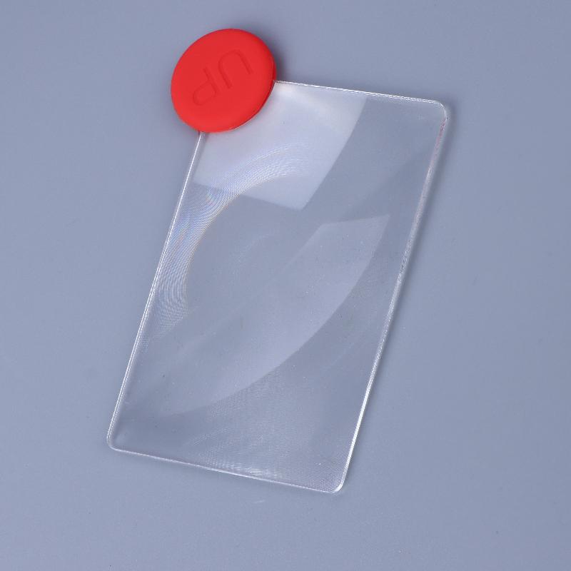 1/2Pcs Outdoor Solar Igniter 3X Magnifying Acrylic Glass Card Fire Starter Picnic Ignition Tool For Camping Tools