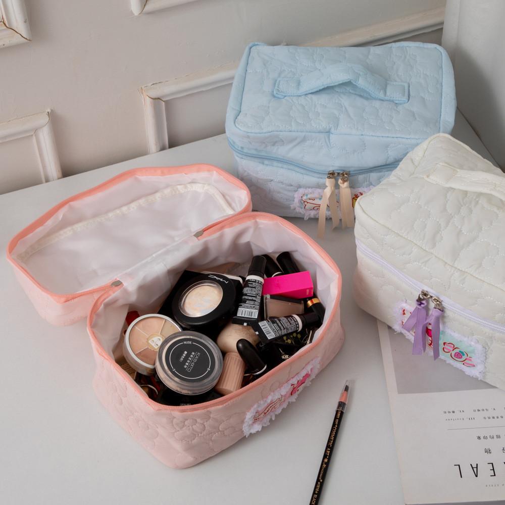 Cat Makeup Bag With Large Capacity Portable Travel Cosmetic Organizer For Girls And Women