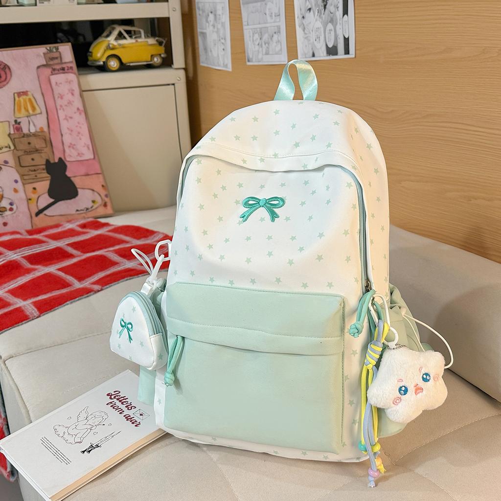 Schoolbag New Small Fresh Junior High School Student Schoolbag Girl Ins Niche College Student Class Backpack Backpack Large Capacity