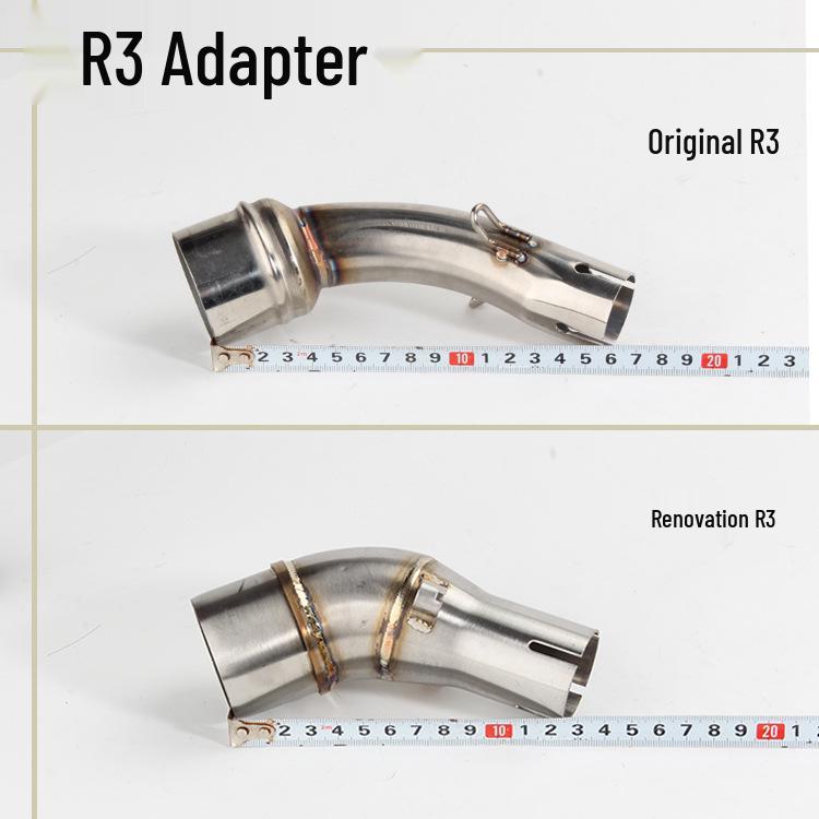 Exhaust Connector Pipe for YZF-R3 MT03 Motorcycle