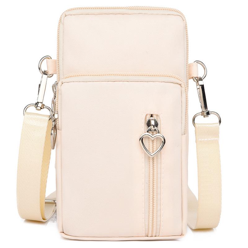 Women's Crossbody Phone Bag - 2023 Korean Canvas Shoulder Bag, Casual Small Square Wristlet & Neck Pouch