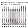 Conjunto de 13 Chaves de Fenda de Precisão 0,6-2,0 mm Aço de Alta Dureza Fenda/Phillips Kit de Chaves de Fenda para Relojoeiros Ferramentas de Reparo de Relógios