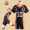 Cos Prezent Kostium Haikyu Anime Liceum Karasuno Klub Piłki Siatkowej Hinata Shyouyou Odzież Sportowa Koszulki Cienki Strój Mundurkowy