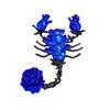 Retro Metal Scorpion Rose Brooch Handmade Drip Enamel Detailing Unique Gothic Badge Pin Accessory For Outfit