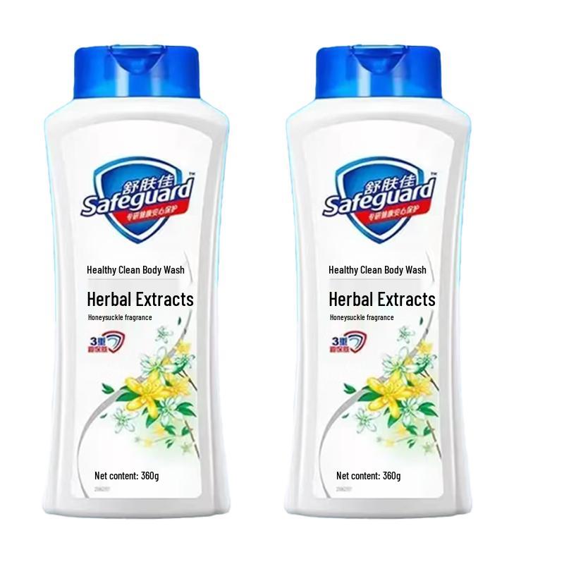 Safeguard Healthy Clean Body Wash, Honeysuckle Scent (2 x 360g)