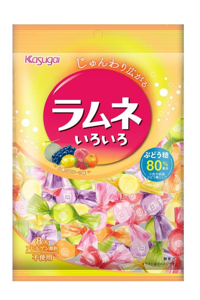 Kasugai Seika N Ramune Variety 80g X 12 Bags