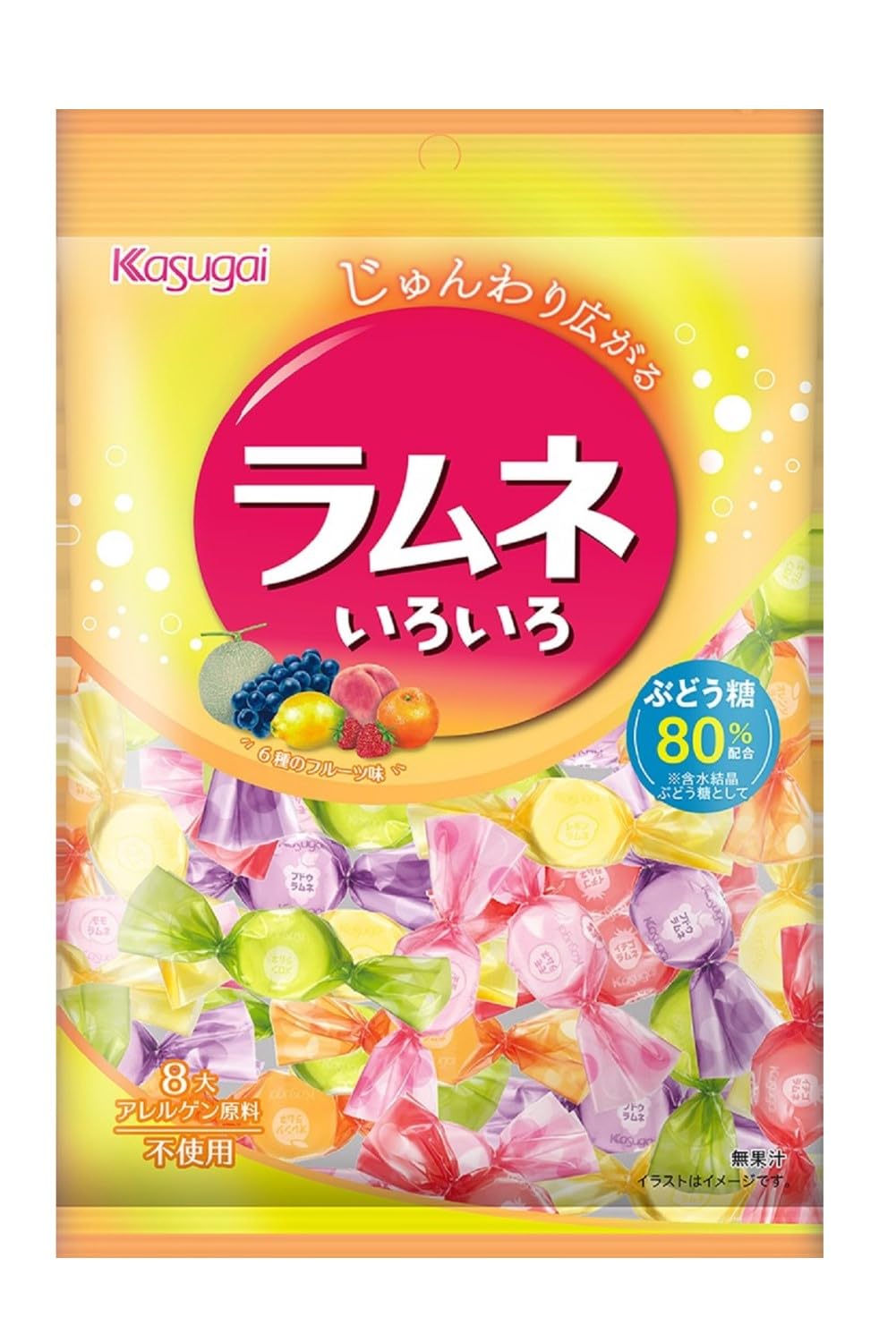 

Kasugai Seika N Ramune Variety 80g x 12 bags