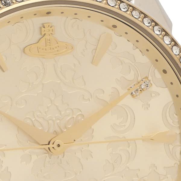 Vivienne Westwood Bracelet Watch - Full-Pattern Dial Series, Model VV208CPSG, Gold, 38mm, Women's