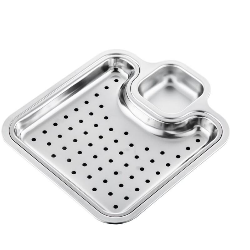 ZISIZ Light Luxury Gold Stainless Steel 3-Compartment Dipping Tray Set