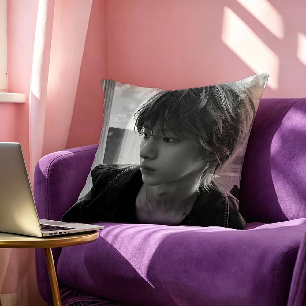 WWeak HHero PPark JJihoon Anime Pillow Case Square DoubleSided Sofa Cushion Cover Bedroom Bedside Pillow