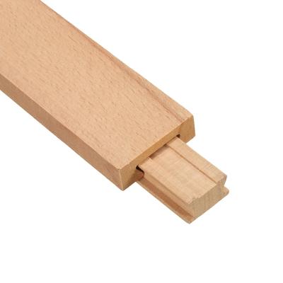 Uxcell Wooden Drawer Slides, Set of 2, Classic Wood Center Guide Track, Wooden Drawer Slide Bottom Rail Replacement Kit, 13-3/4" (35cm)