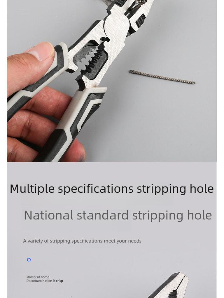 Multifunctional Needle-Nose Pliers: Vise Grips, Wire Cutters & Household Diagonal Tools